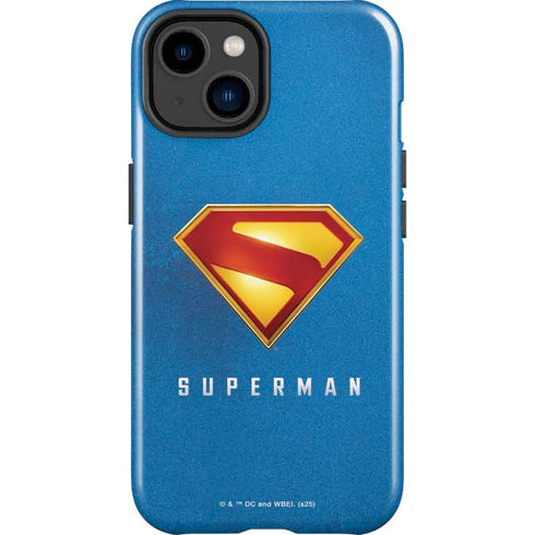 Superman 2025 Classic Superman Shield Emblem iPhone 15 Impact Case